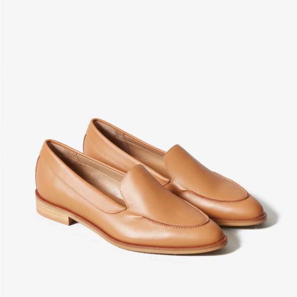 Everlane Tan Leather Loafers